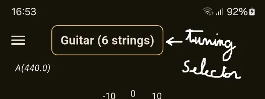 Tuning Selector