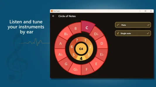 Fine Tuner Windows temperament and reference frequency settings